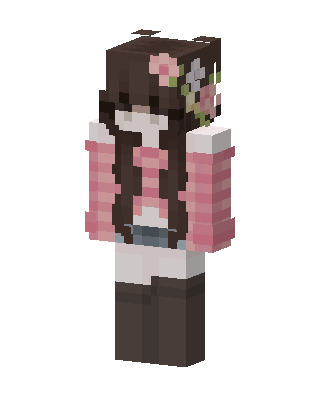 Flower Crown Girl Minecraft skin