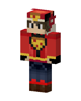 Pizza Delivery Guy skin, 3D preview