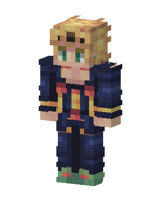 Giorno Giovanna skin, 3D preview