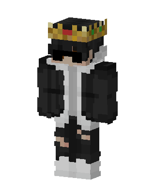 Crowned Cool Guy skin, 3D preview