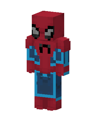 Spider-Man skin, 3D preview