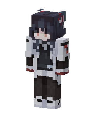 Crimson Techwear skin, 3D preview