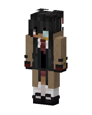 Black Anime Girl Minecraft skin
