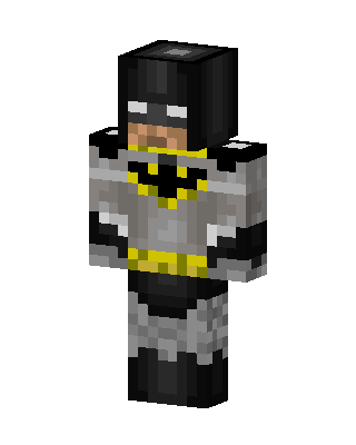 Batman skin, 3D preview