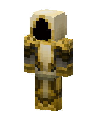 Golden Hooded Wraith skin, 3D preview