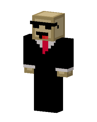 Cool Suit Guy skin, 3D preview