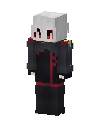 Black Villain Boy skin, 3D preview