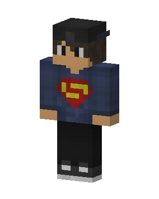Blue Hero Boy Minecraft skin