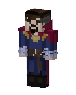Doctor Strange skin, 3D preview