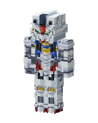 Gundam skin, 3D preview