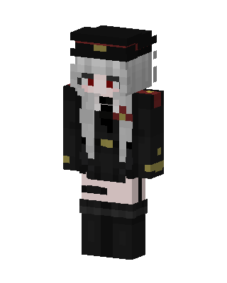 Military Girl skin, 3D preview
