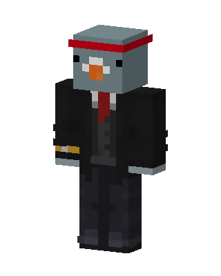 Pigeon Agent skin, 3D preview
