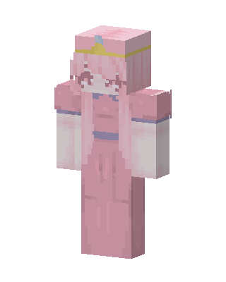 Pink Queen skin, 3D preview