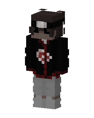 Crimson Hoodie skin, 3D preview