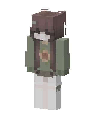 Brown Player Girl Minecraft cute skin