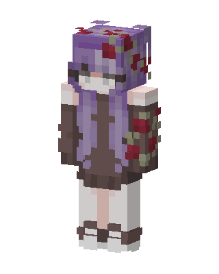 Rose Girl skin, 3D preview
