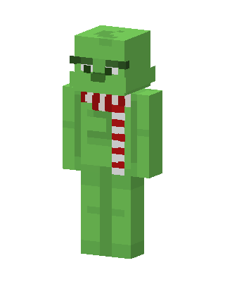 The Grinch Minecraft green skin