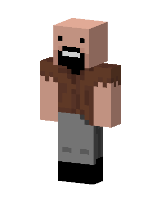 Bearded Lumberjack skin, 3D preview