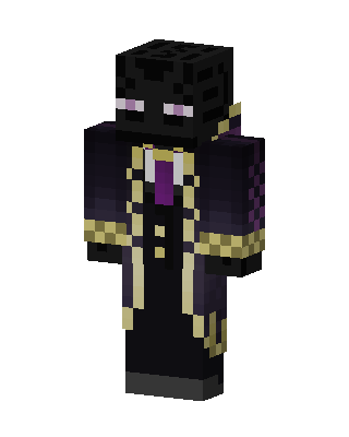 Enderman Noble skin, 3D preview