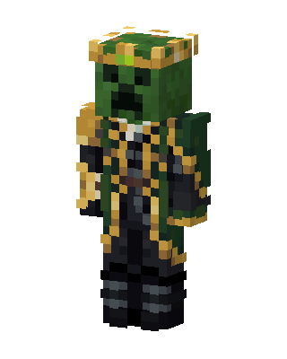 Creeper King skin, 3D preview