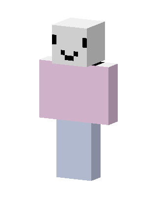 Smiley Ghost skin, 3D preview