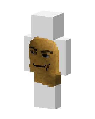 Potato Face skin, 3D preview