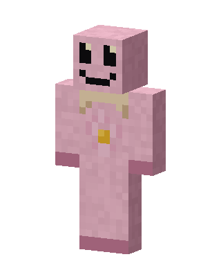 Pink Onesie skin, 3D preview