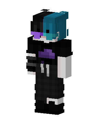 Split Hair Techwear skin, 3D preview