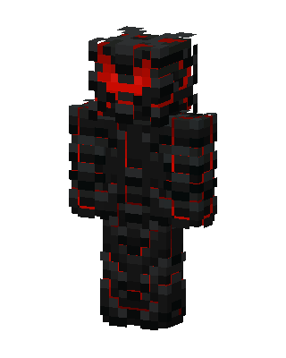 Black Villain Boy Minecraft demon skin