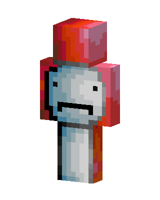 Red Mob skin, 3D preview