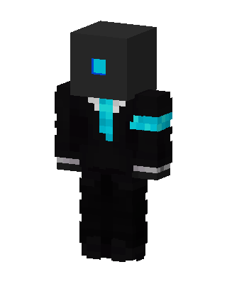 Black Suit Boy Minecraft black skin
