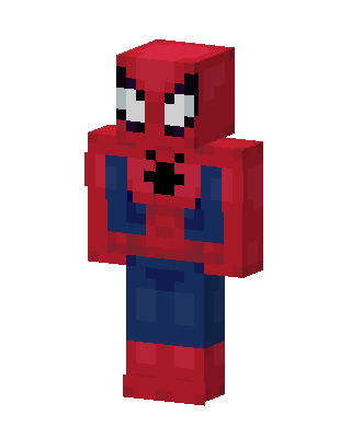 Spider-Man skin, 3D preview