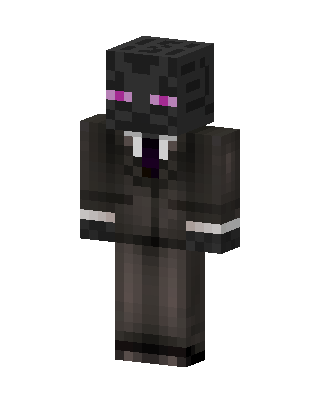 Suited Enderman Minecraft skin