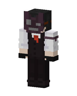 Masked Gentleman skin, 3D preview