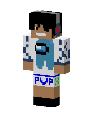 White Headphone Athlete Boy skin, 3D preview