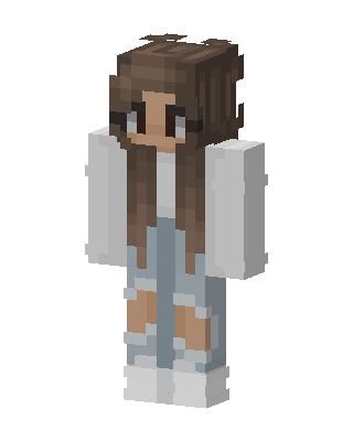 Brown Player Girl skin, 3D preview