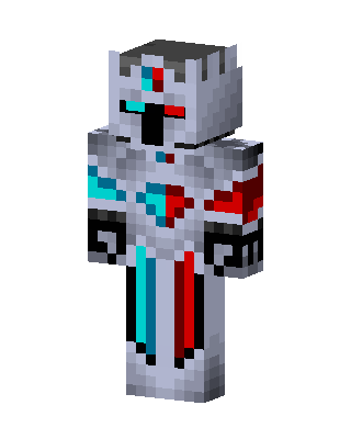 Cyber Knight skin, 3D preview