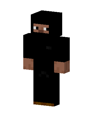 Black Ninja Minecraft skin
