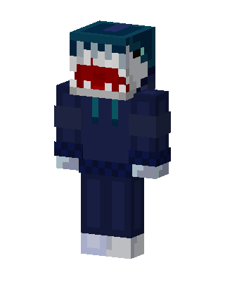 Blue Villain Boy Minecraft skin