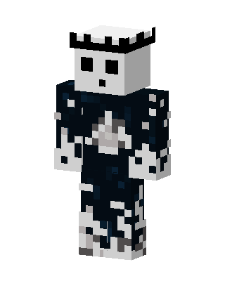 Ink Skull King skin, 3D preview