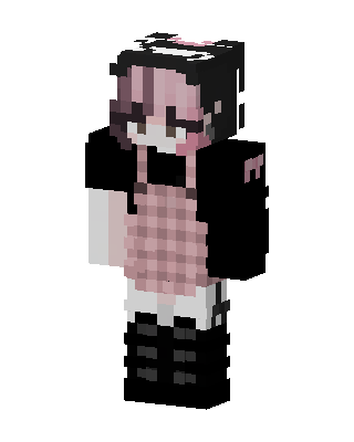 Black Anime Girl Minecraft skin