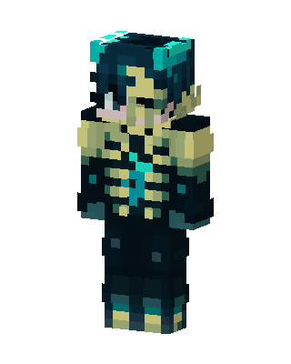 Abyssal Skeleton skin, 3D preview