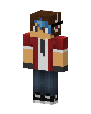 Red Jacket Gamer skin, 3D preview