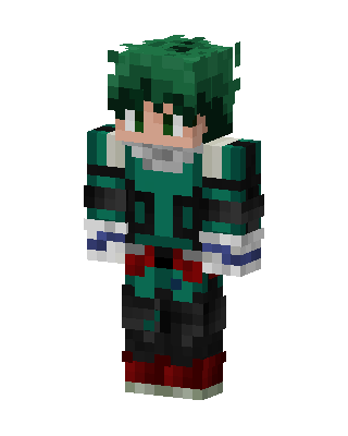 Deku skin, 3D preview