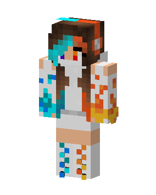 Fire And Ice Minecraft skin