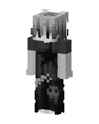 Black Player Girl skin, 3D preview