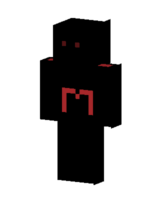 Black Villain Boy skin, 3D preview