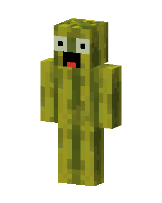 Pickle Guy skin, 3D preview