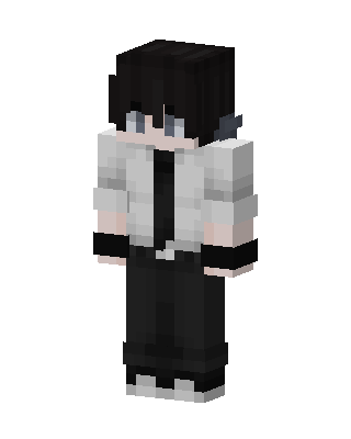 Monochrome Boy skin, 3D preview