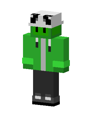 Slime Hoodie skin, 3D preview